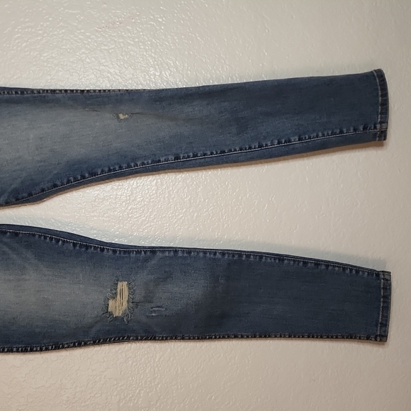 Whetherly Cooper Distressed High Waist Skinny Jeans in Medium Brienz - Picture 8 of 14